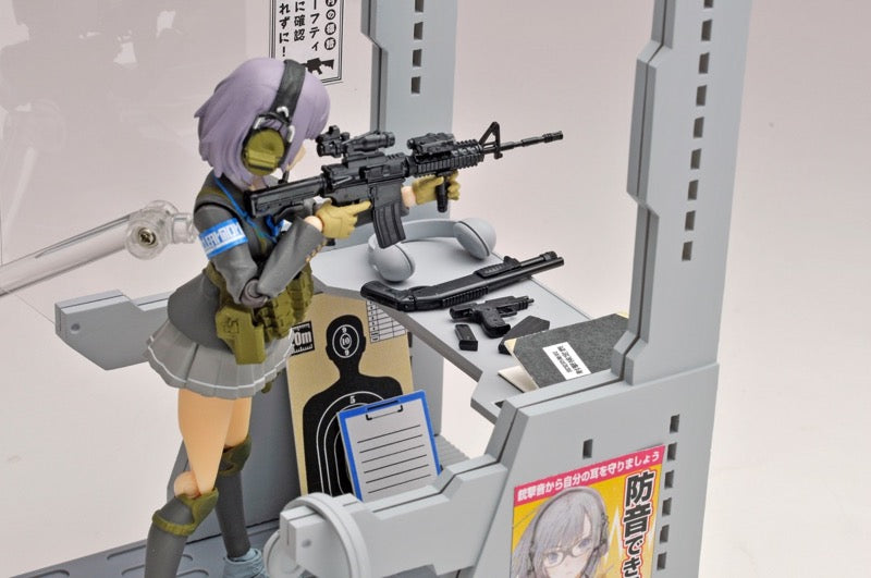 Load image into Gallery viewer, Little Armory LD010 Shooting Range A - 1/12 Scale Plastic Model Kit
