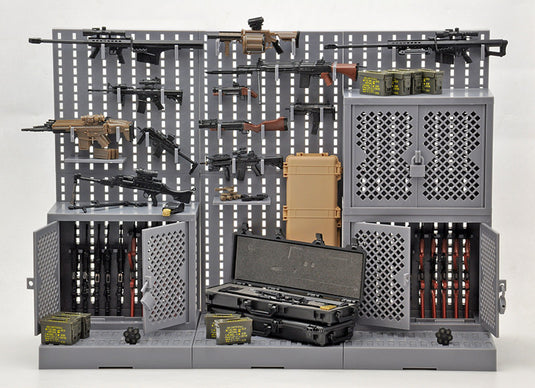 Little Armory LD002 Gun Rack A - 1/12 Scale Plastic Model Kit