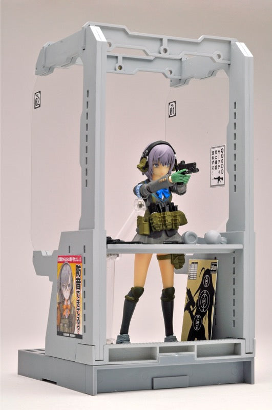 Load image into Gallery viewer, Little Armory LD010 Shooting Range A - 1/12 Scale Plastic Model Kit
