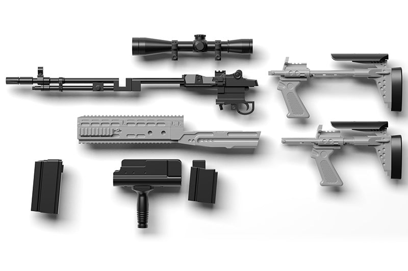 Load image into Gallery viewer, Little Armory LA051 Mk14Mod0 EBR - 1/12 Scale Plastic Model Kit
