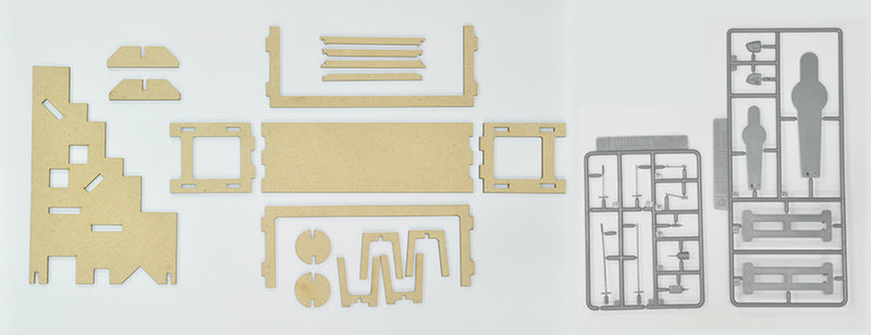 Load image into Gallery viewer, Little Armory LD015 Shooting range B - 1/12 Scale Plastic Model Kit
