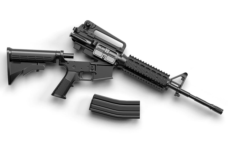 Load image into Gallery viewer, Little Armory LA050 M4A1 Type 2.0 - 1/12 Scale Plastic Model Kit
