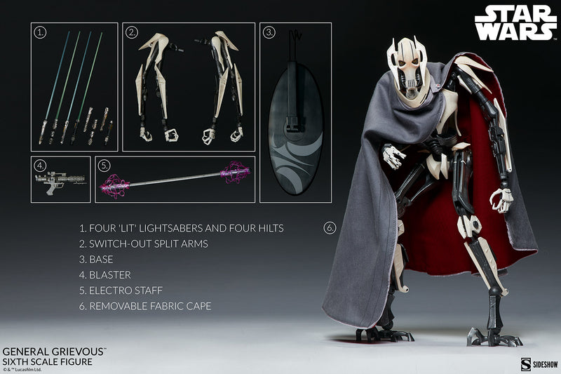 Load image into Gallery viewer, Sideshow - Star Wars: General Grievous (2nd Batch)
