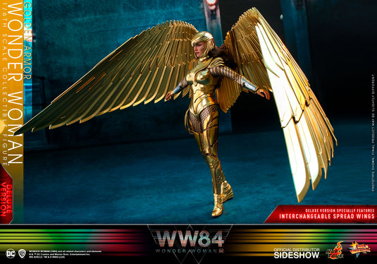 Hot Toys Wonder Woman 1984 Golden Armor Wonder Woman Deluxe Ages Three and Up