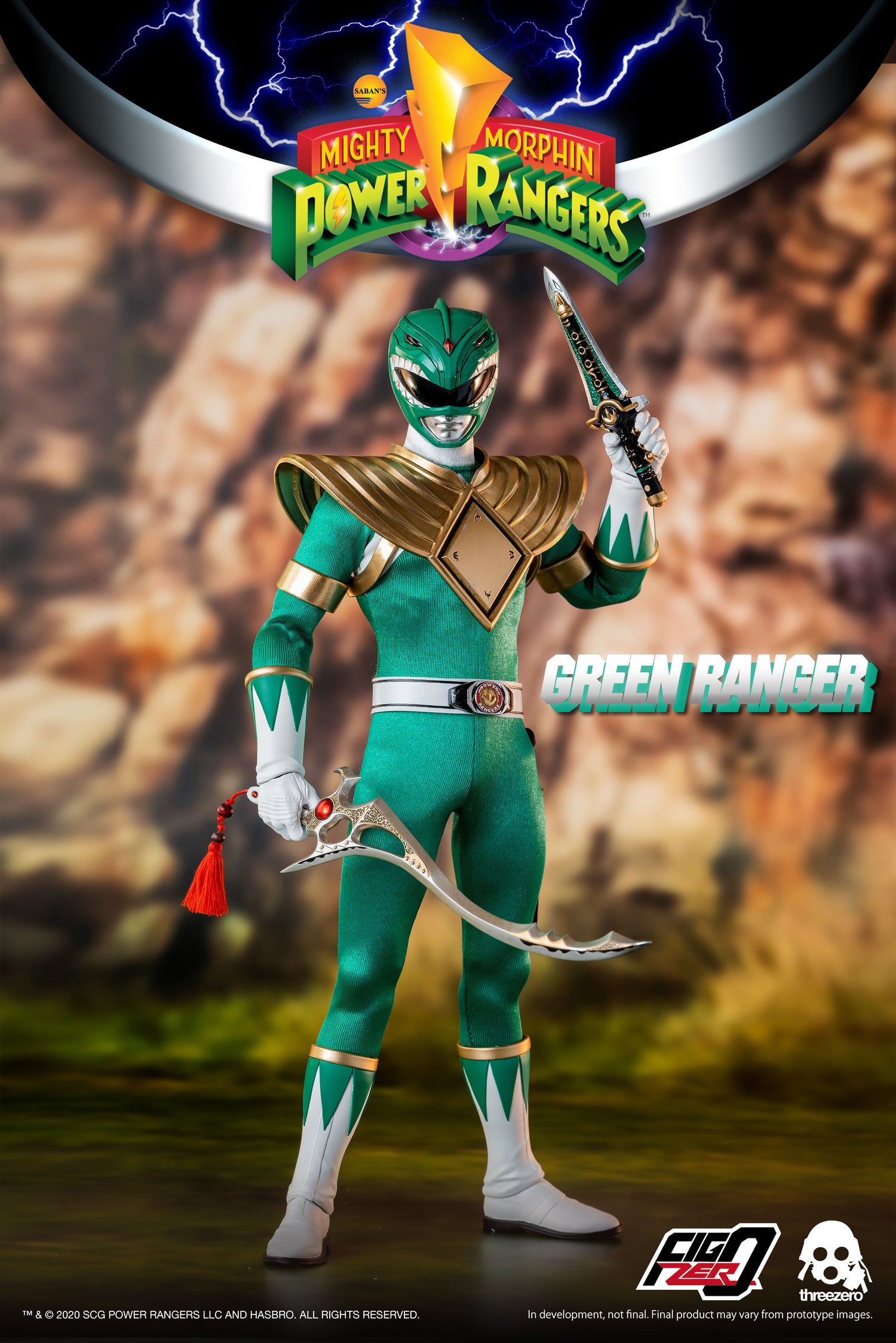 Threezero - Mighty Morphin Power Rangers - Green Ranger – Ages Three and Up