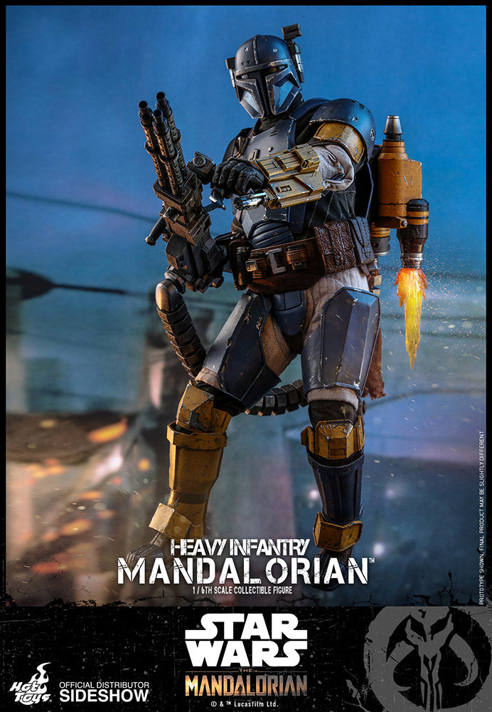 Load image into Gallery viewer, Hot Toys - Star Wars The Mandalorian - Heavy Infantry Mandalorian
