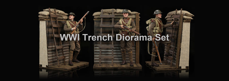 Load image into Gallery viewer, DID - WWI Trench Diorama Set
