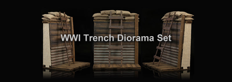 Load image into Gallery viewer, DID - WWI Trench Diorama Set
