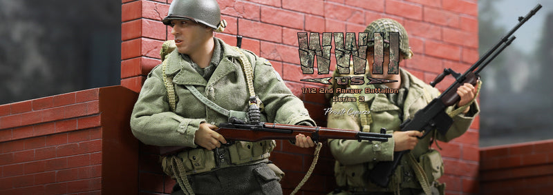 Load image into Gallery viewer, DID - 1/12 Palm Hero Series WWII US 2nd Ranger Battalion Series 3 - Private Caparzo
