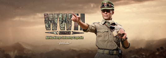 DID - WWII German Afrika Korps Infantry Captain - Wilhelm