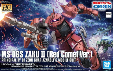 High Grade The Origin 1/144 - MS-06S Zaku II [Red Comet Ver.]