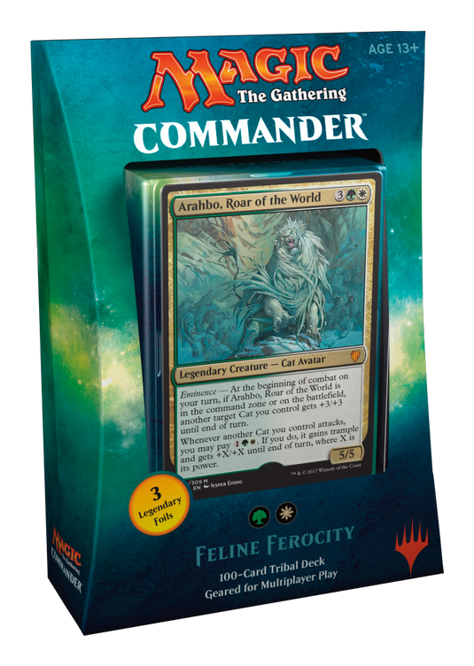 Magic The Gathering - Commander Decks 2017 Ages Three and Up Magic The Gathering - Commander Decks 2017 Ages Three and Up