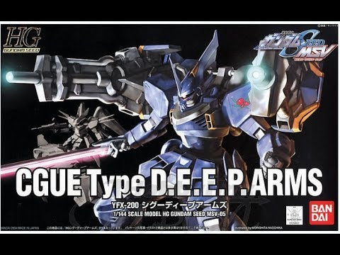 High Grade Gundam Seed 1/144 - MSV-05 CGUE Type D.E.E.P. Arms