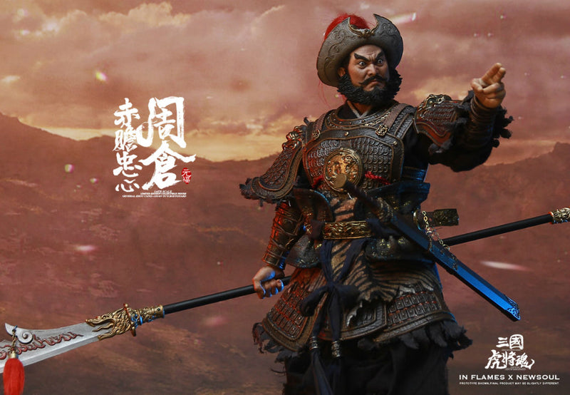 Load image into Gallery viewer, Inflames Toys x Newsoul Toys - Soul of Tiger Generals: Zhou Cang with Night Reading Scene
