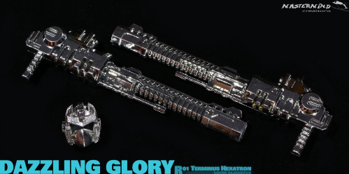 Dazzling Glory (R-01 Hexatron chromed weapon set )