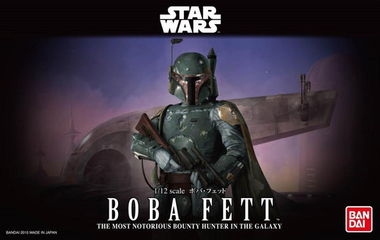 Bandai - Star Wars Model - Boba Fett 1/12 Scale