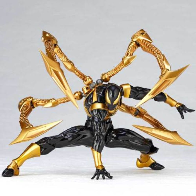 Load image into Gallery viewer, Kaiyodo - Amazing Yamaguchi - Revoltech023EX: Iron Spider [Black Version] [Limited Edition]
