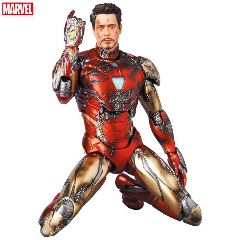 Load image into Gallery viewer, MAFEX Avengers Endgame: Iron Man Mark 85 (Battle Damaged) No. 195
