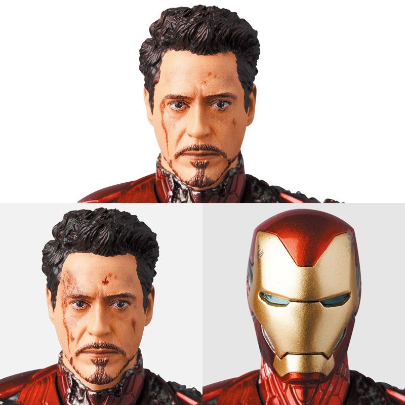 Load image into Gallery viewer, MAFEX Avengers Endgame: Iron Man Mark 85 (Battle Damaged) No. 195
