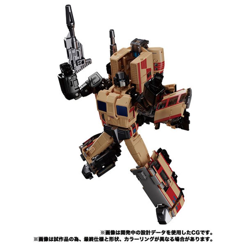 Load image into Gallery viewer, Transformers Masterpiece - MPG-05 Railbot Seizan (Raiden Combiner)
