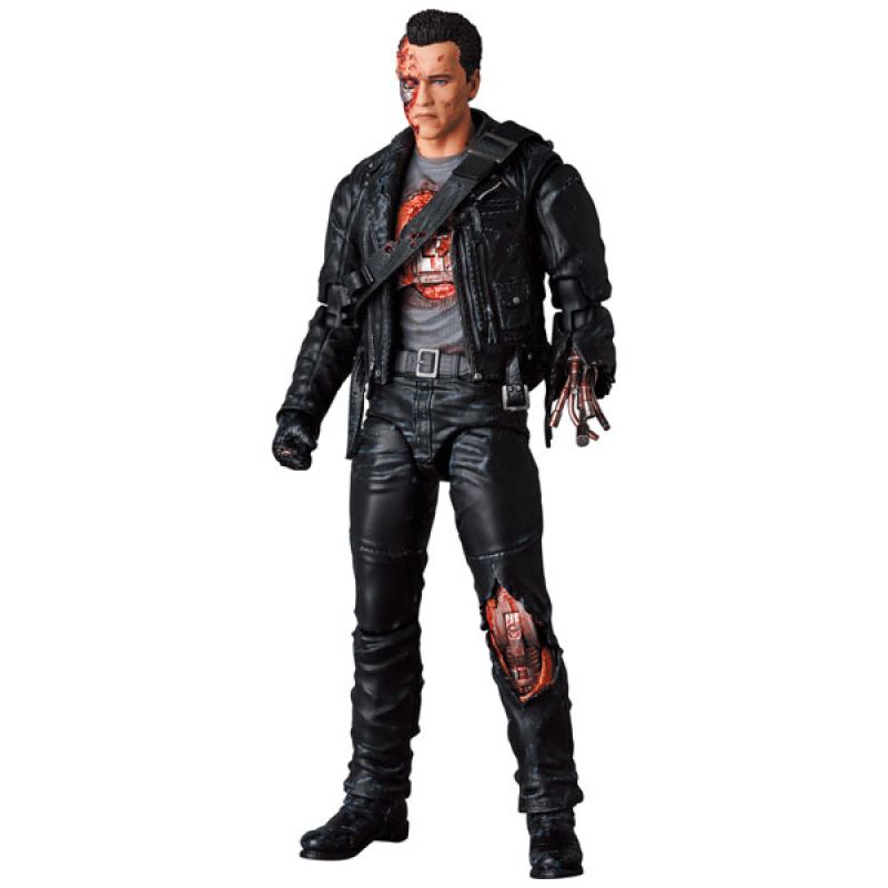 Load image into Gallery viewer, MAFEX Terminator 2: Judgement Day - T-800 (Battle Damaged Version) No. 191
