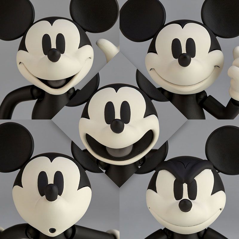 Load image into Gallery viewer, Kaiyodo - Movie Figure Complex: No. 13 Mickey Mouse [1936 Monochrome Color Version]
