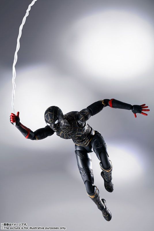 Load image into Gallery viewer, Bandai - S.H.Figuarts  - Spiderman: No Way Home - Spiderman Black &amp; Gold Suit
