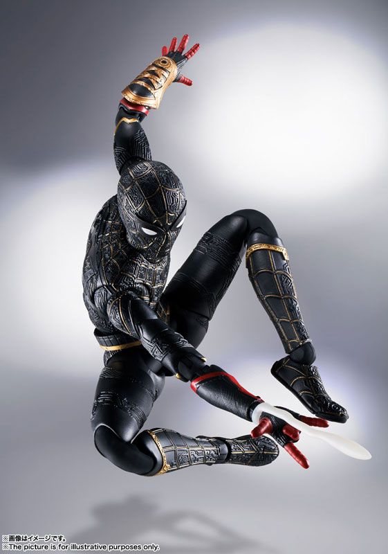 Load image into Gallery viewer, Bandai - S.H.Figuarts  - Spiderman: No Way Home - Spiderman Black &amp; Gold Suit
