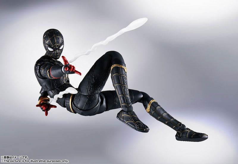 Load image into Gallery viewer, Bandai - S.H.Figuarts  - Spiderman: No Way Home - Spiderman Black &amp; Gold Suit
