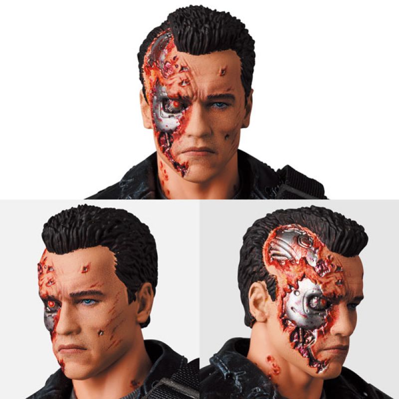 Load image into Gallery viewer, MAFEX Terminator 2: Judgement Day - T-800 (Battle Damaged Version) No. 191
