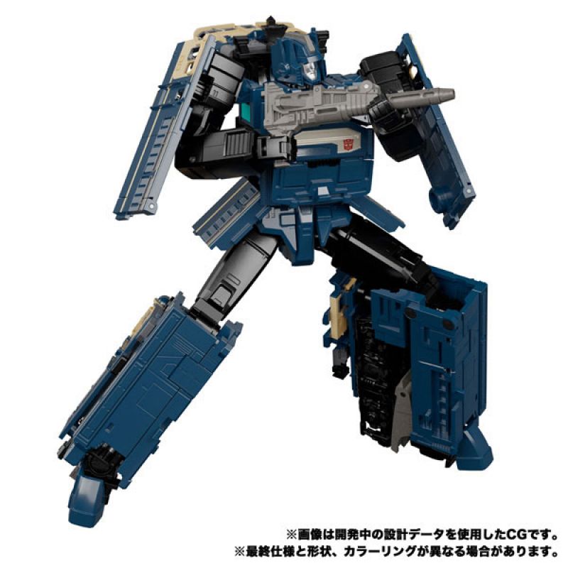 Load image into Gallery viewer, Transformers Masterpiece - MPG-02 Railbot Getsui (Raiden Combiner)
