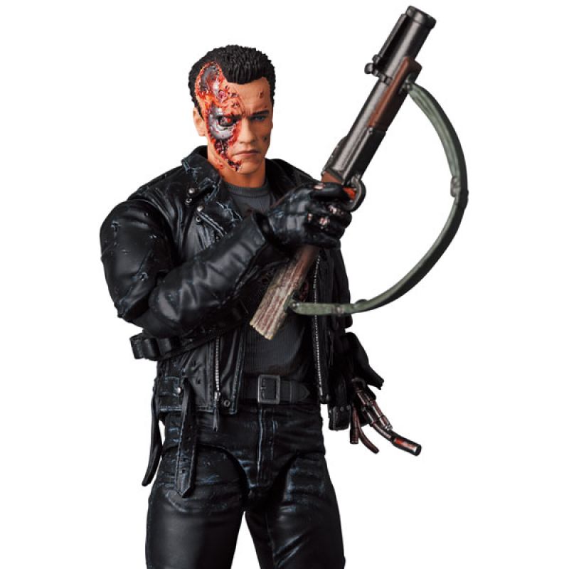 Load image into Gallery viewer, MAFEX Terminator 2: Judgement Day - T-800 (Battle Damaged Version) No. 191
