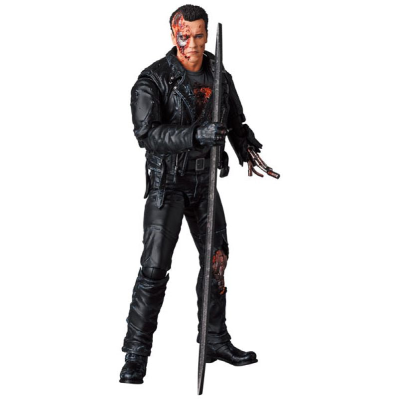 Load image into Gallery viewer, MAFEX Terminator 2: Judgement Day - T-800 (Battle Damaged Version) No. 191
