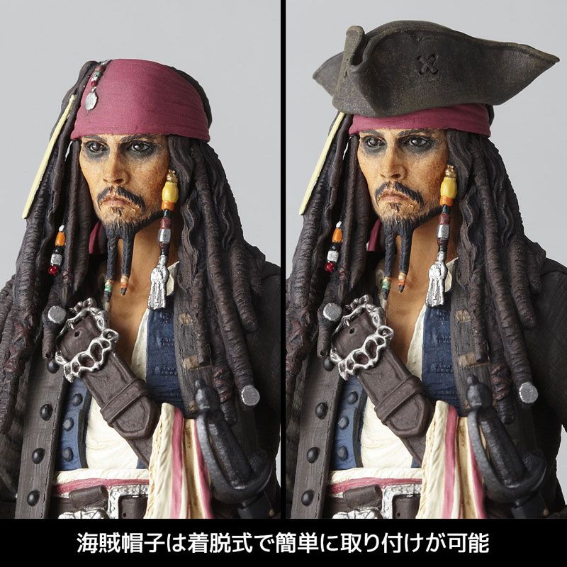 Load image into Gallery viewer, Kaiyodo - Pirates of the Caribbean - Revoltech NR006: Jack Sparrow
