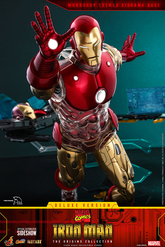 Hot Toys - Marvel Comics The Origin Collection: Iron Man [Deluxe]