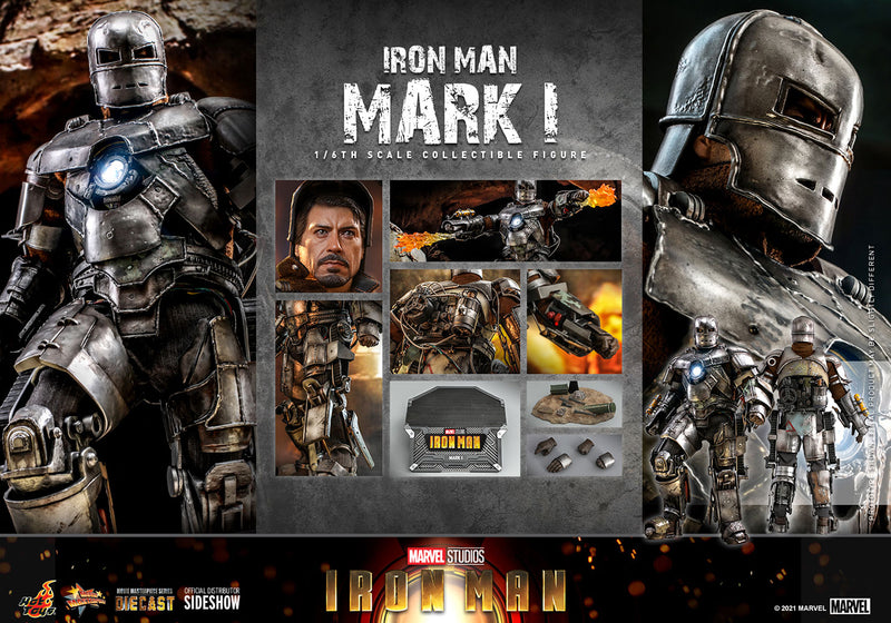Load image into Gallery viewer, Hot Toys -  Iron Man: Iron Man Mark I (Reissue)
