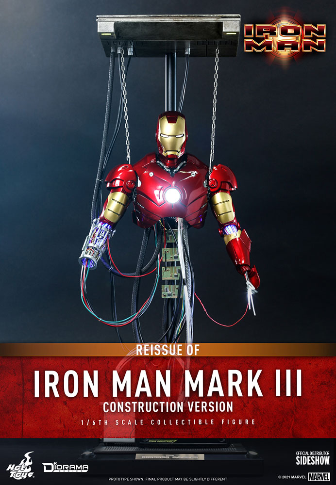 Load image into Gallery viewer, Hot Toys - Iron Man Mark III (Construction Version)
