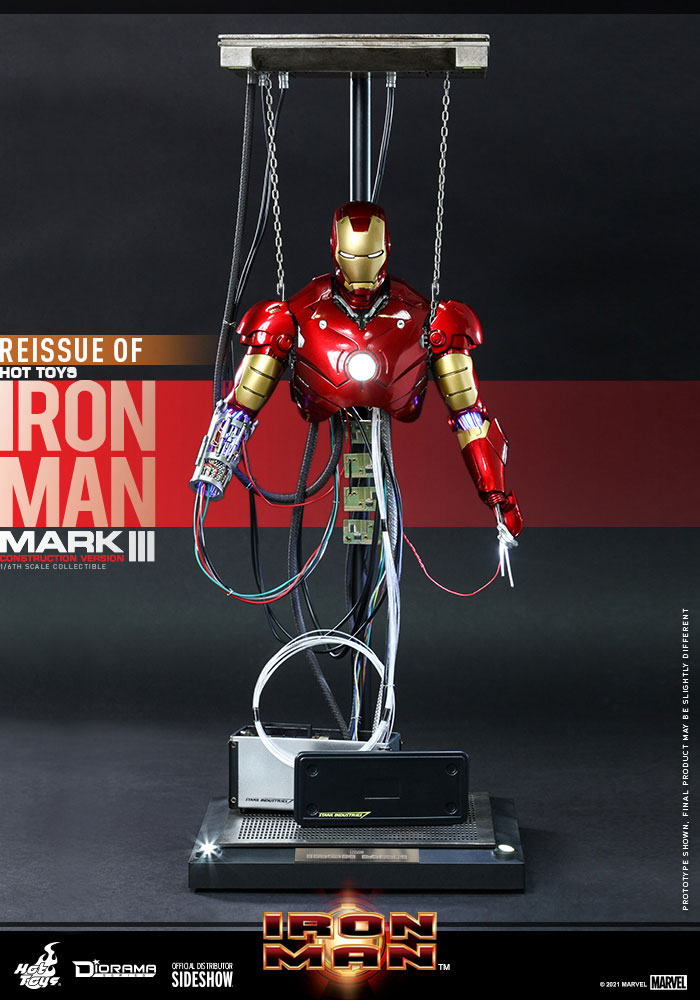 Load image into Gallery viewer, Hot Toys - Iron Man Mark III (Construction Version)
