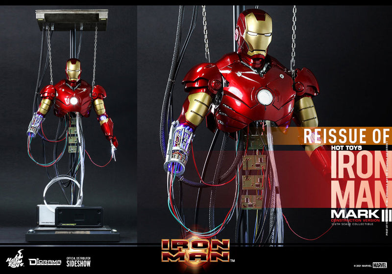 Load image into Gallery viewer, Hot Toys - Iron Man Mark III (Construction Version)
