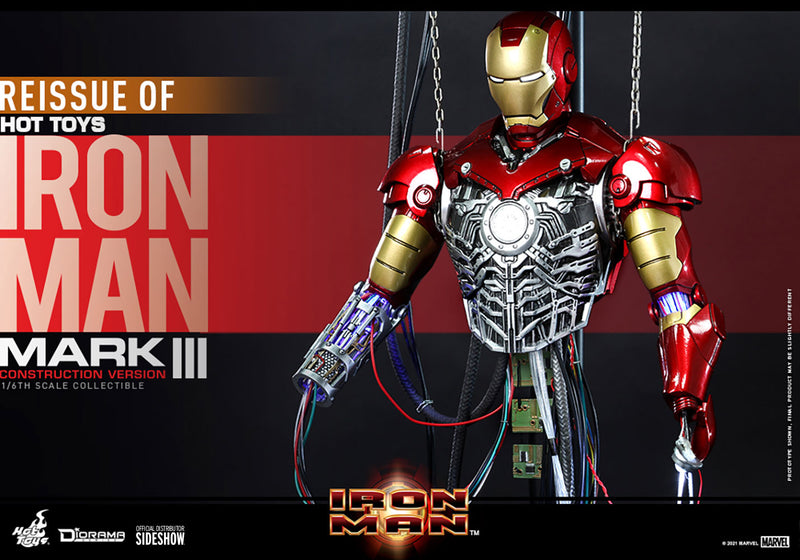 Load image into Gallery viewer, Hot Toys - Iron Man Mark III (Construction Version)

