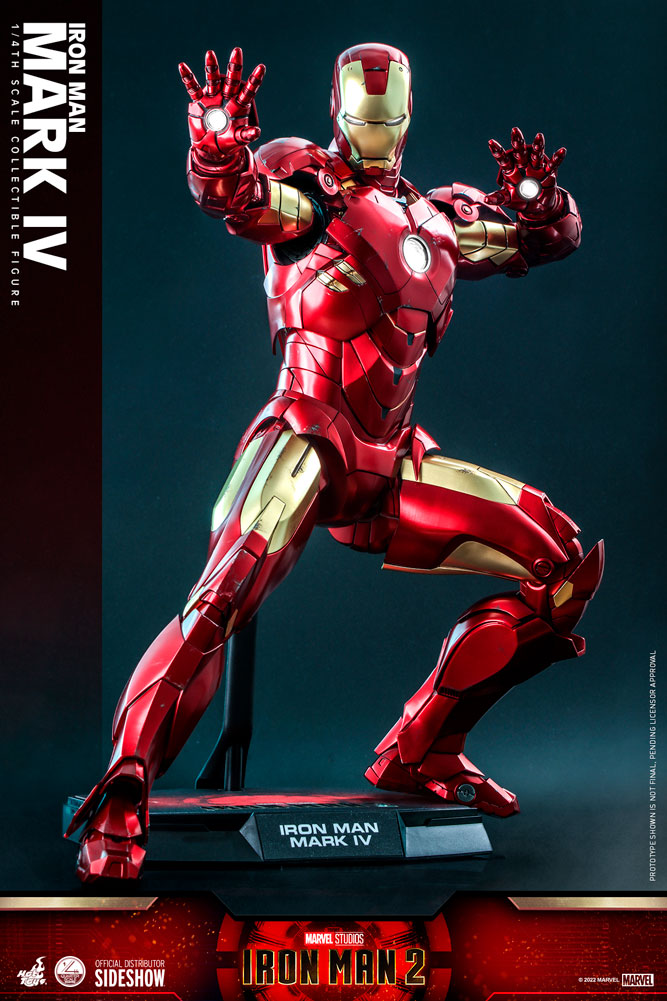Load image into Gallery viewer, Hot Toys - Iron Man 2 - 1/4 Scale Iron Man Mark IV
