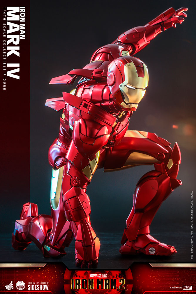 Load image into Gallery viewer, Hot Toys - Iron Man 2 - 1/4 Scale Iron Man Mark IV
