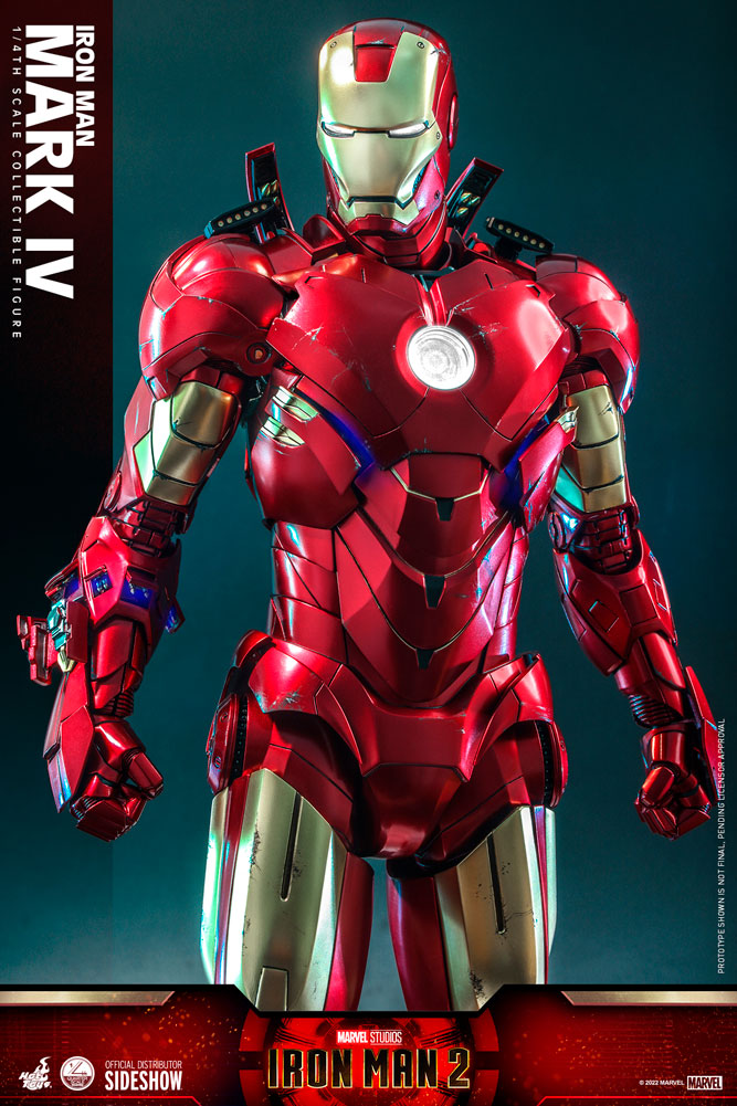 Load image into Gallery viewer, Hot Toys - Iron Man 2 - 1/4 Scale Iron Man Mark IV
