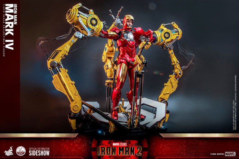 Load image into Gallery viewer, Hot Toys - Iron Man 2 - 1/4 Scale Iron Man Mark IV
