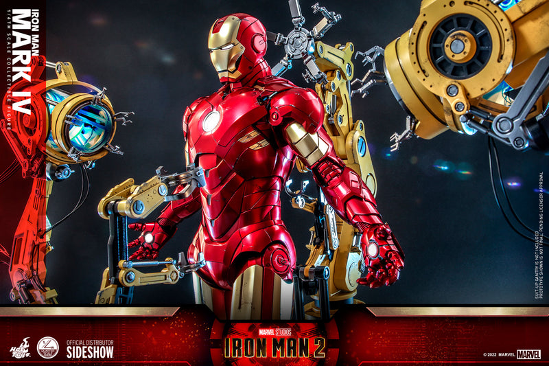 Load image into Gallery viewer, Hot Toys - Iron Man 2 - 1/4 Scale Iron Man Mark IV
