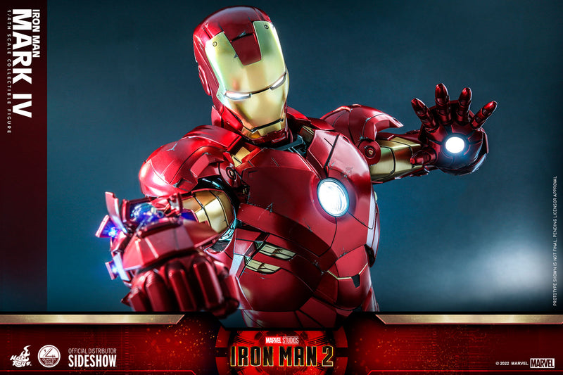 Load image into Gallery viewer, Hot Toys - Iron Man 2 - 1/4 Scale Iron Man Mark IV
