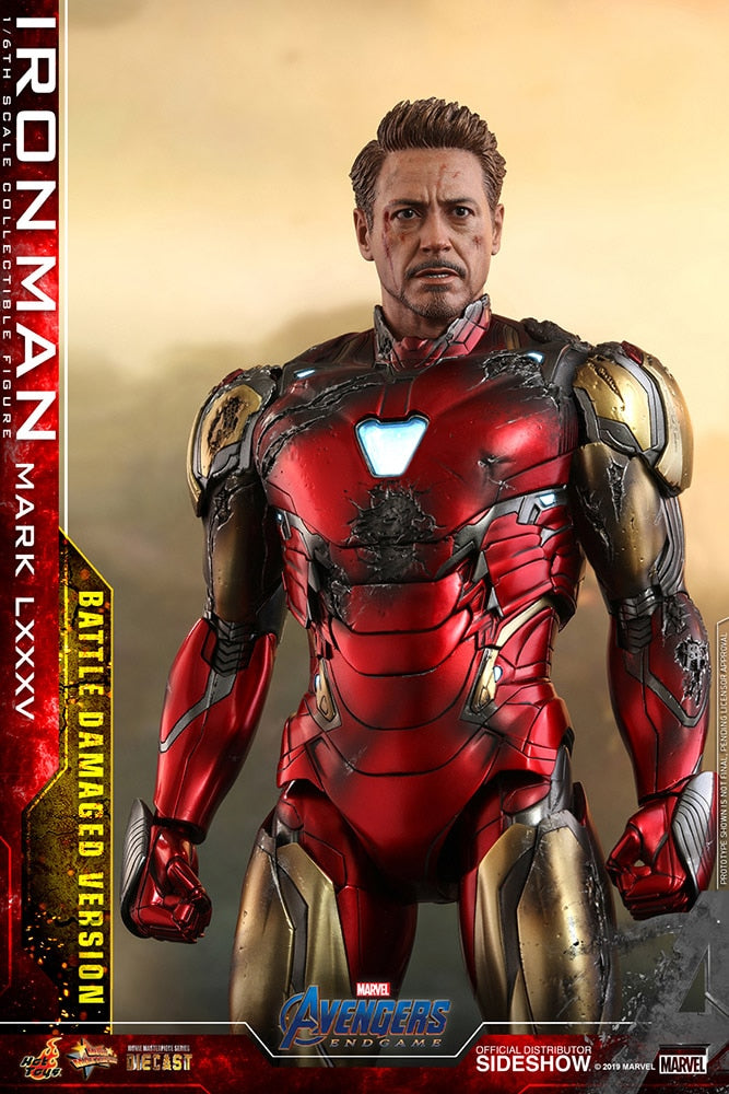 Load image into Gallery viewer, Hot Toys - Avengers: Endgame - Iron Man Mark LXXXV (Battle Damaged Version)

