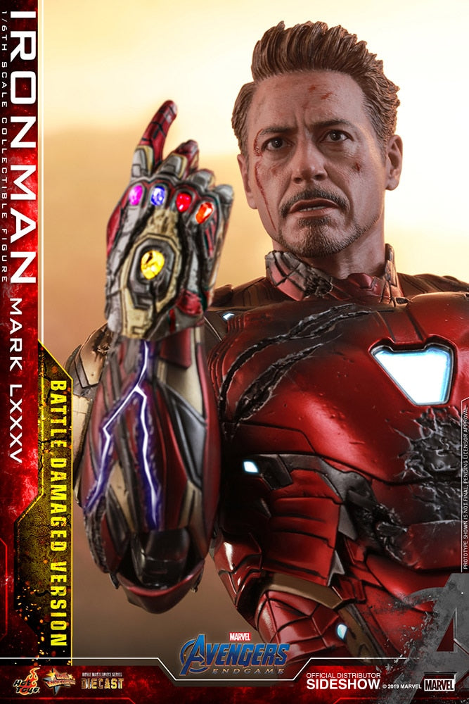 Load image into Gallery viewer, Hot Toys - Avengers: Endgame - Iron Man Mark LXXXV (Battle Damaged Version)
