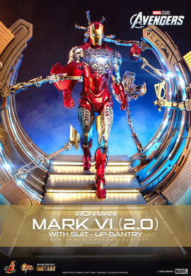 Hot Toys - Marvel Studio's: The Avengers - Iron Man Mark VI (Version 2.0) With Suit-Up Gantry