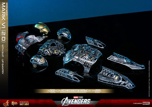 Hot Toys - Marvel Studio's: The Avengers - Iron Man Mark VI (Version 2.0) With Suit-Up Gantry